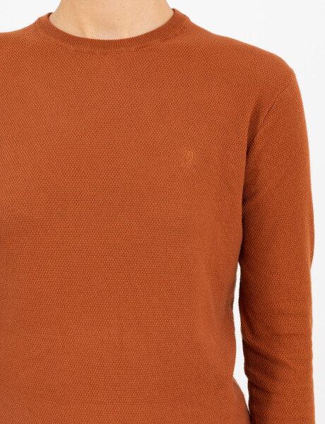 Sweater basic cobre