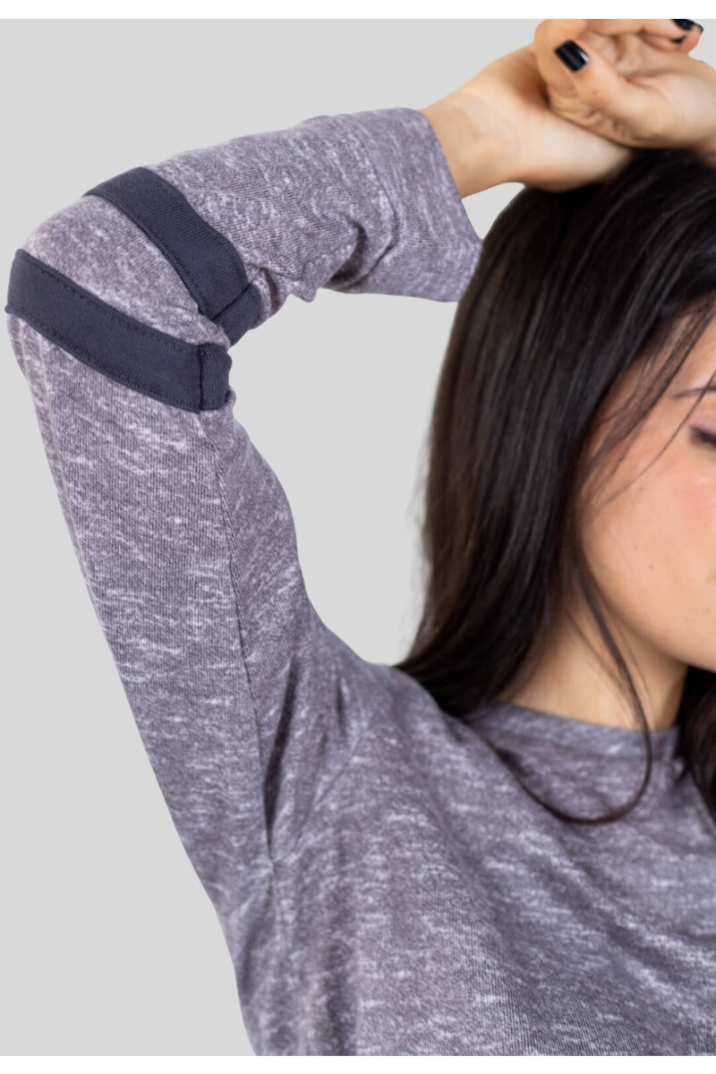 JOGGER GUARDA NEGRA GRIS MELANGE