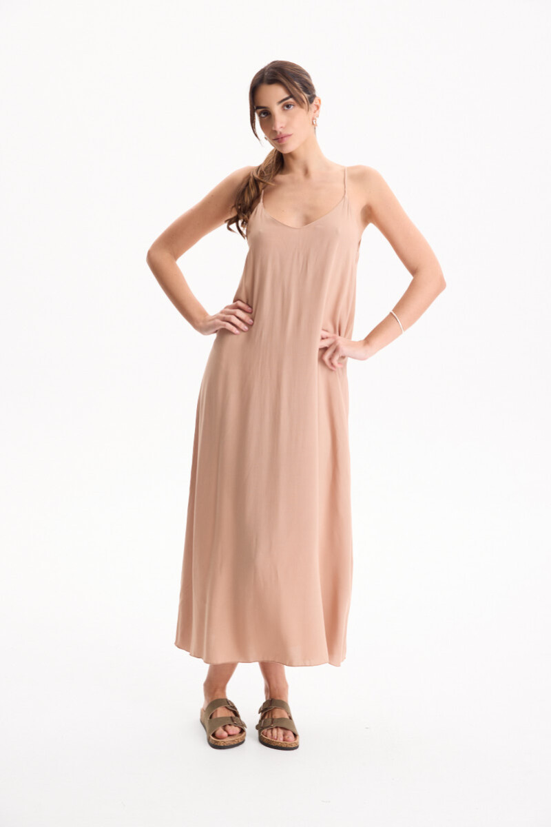 Vestido Springs Beige