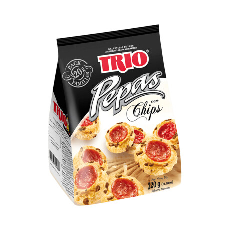 Galletita TRIO Pepas Surtidas y otras 360Grs Pepas con Chips