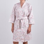 Bata Damas Flores Rosa P/M