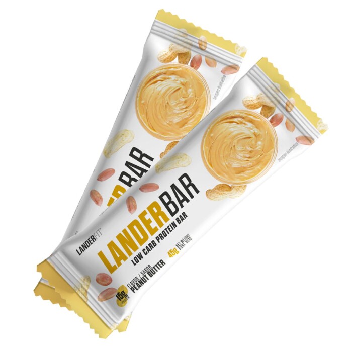 LANDERBAR PEANUT BUTTER LOW CARB UNID. X única