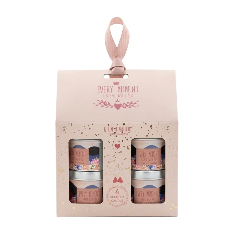 SET DE VELA AROMATICA EVERY MOMENT 4PZAS Unica