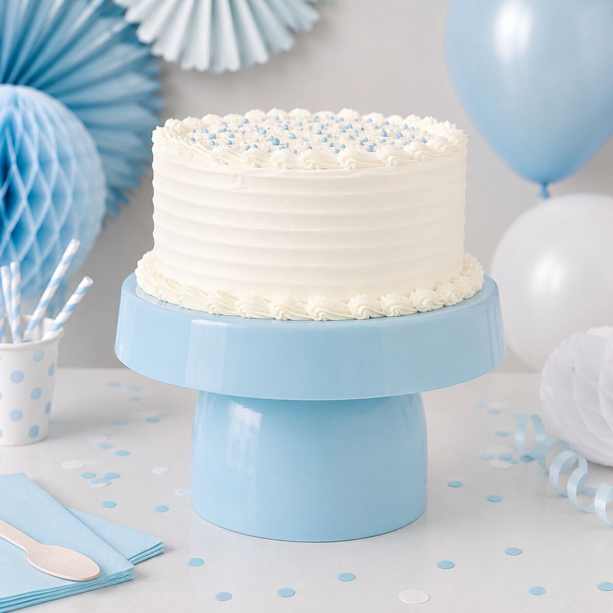 Soporte de Torta 23cm x17cm - Celeste 
