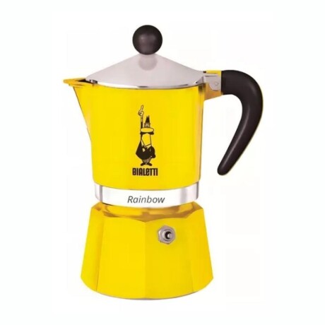 Cafetera Italiana Manual BIALETTI Rainbow 3 Tazas - Amarillo Cafetera Italiana Manual BIALETTI Rainbow 3 Tazas - Amarillo