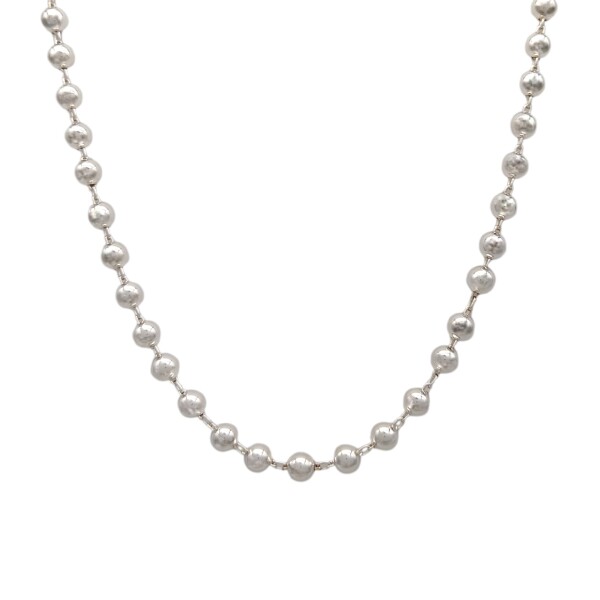 Cadena Bolitas-Plata 925-Sin Piedra-CD3153 Sinpiedra