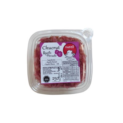 Chucrut Morado Hakko 250g Chucrut Morado Clara 1/4k