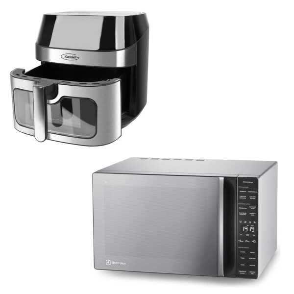 Pack Freidora De Aire Kassell + Microondas 31l Electrolux PK FREIDORA FSAINOX4 + MICRO EMDY31S5MXM