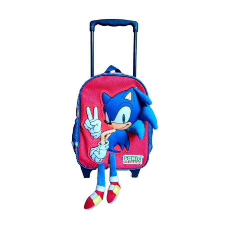 Mochila carro 3D con patitas Sonic 30x23x9 cm Mochila carro 3D con patitas Sonic 30x23x9 cm