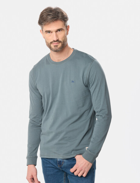 REMERA LISA DE ALGODÓN Petroleo