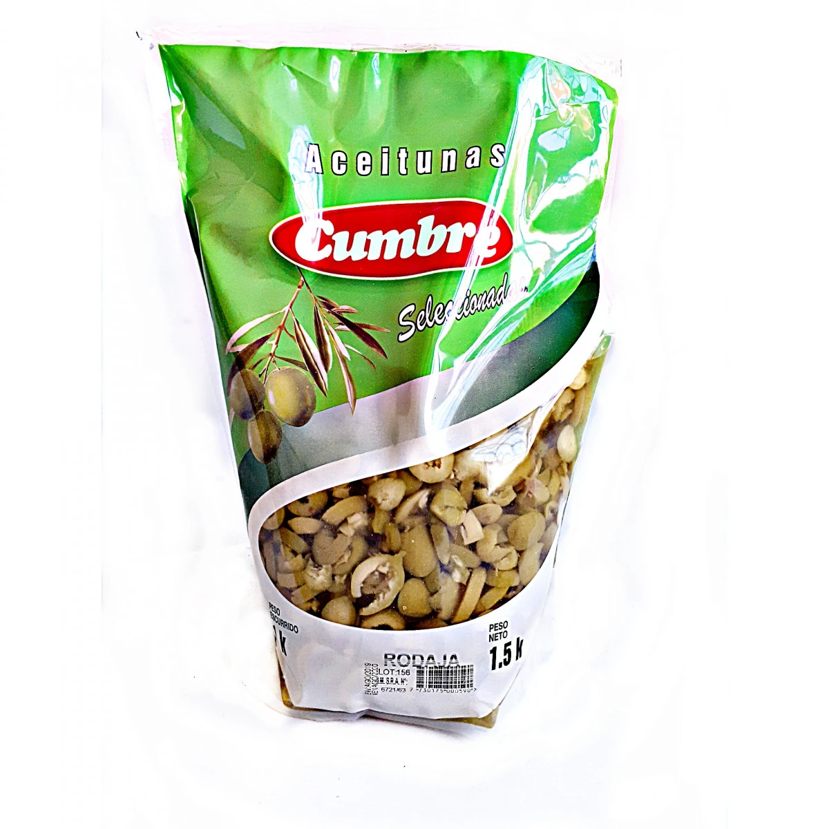 ACEITUNA CUMBRE RODAJAS D/P 150G 