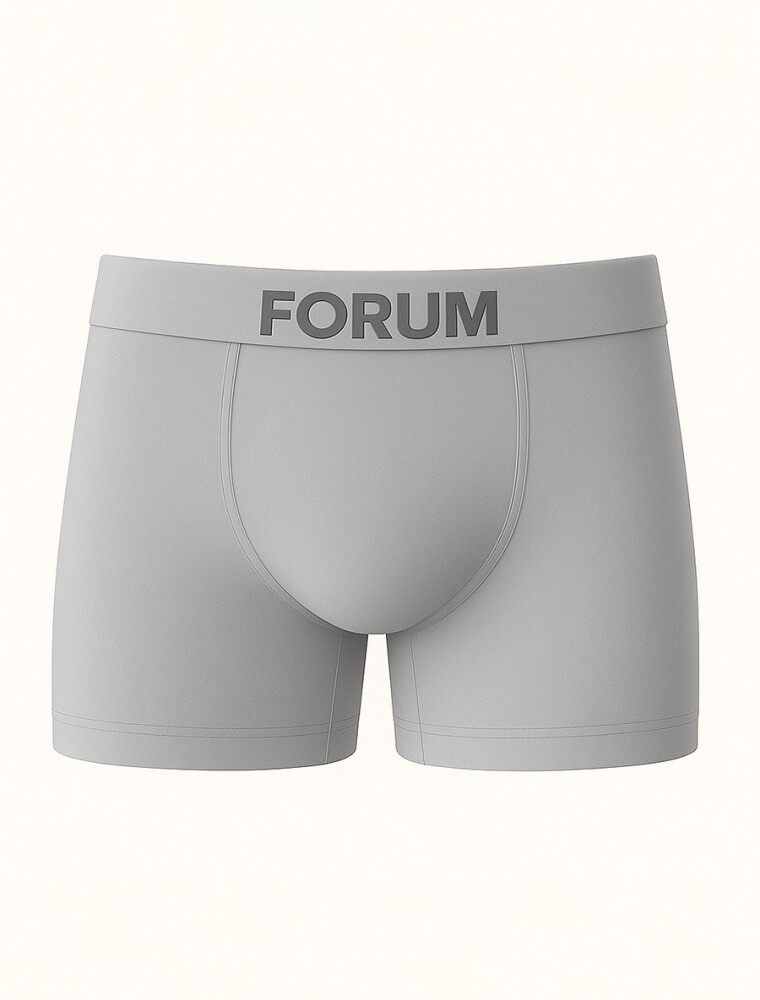 Boxer Microfibra Blanco/Gris Claro
