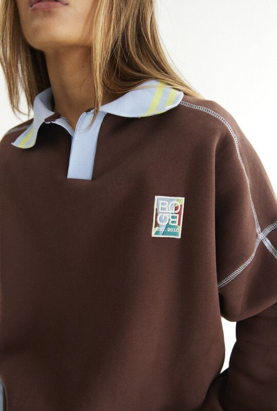 Buzo Polo Marron