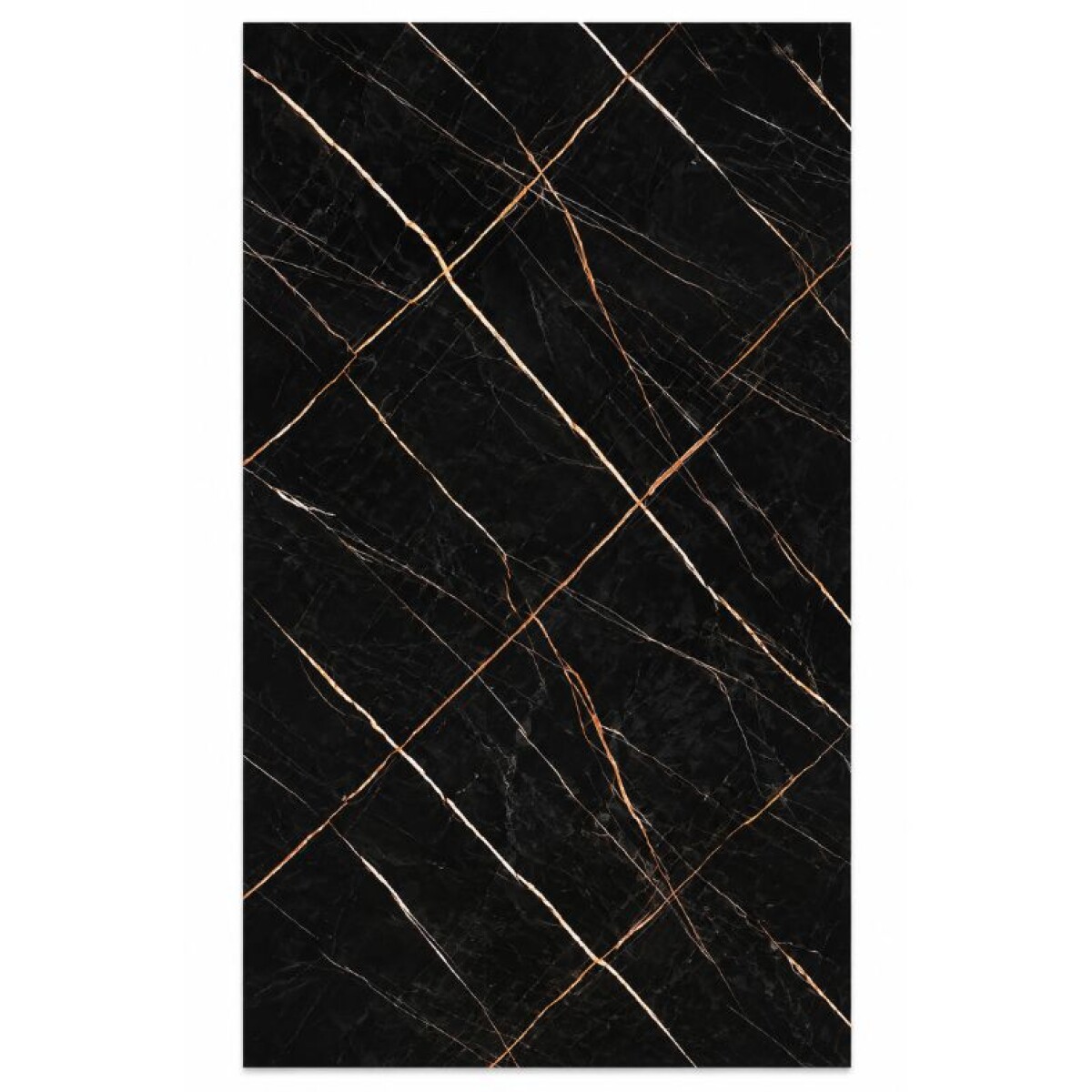 Placa PVC marmol 1,22x2,44m negro ZT8867-1