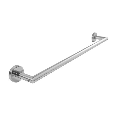 TOALLERO BARRAL METAL MODENA CROMO SATINADO CEPILLADO 60 CM CROMO