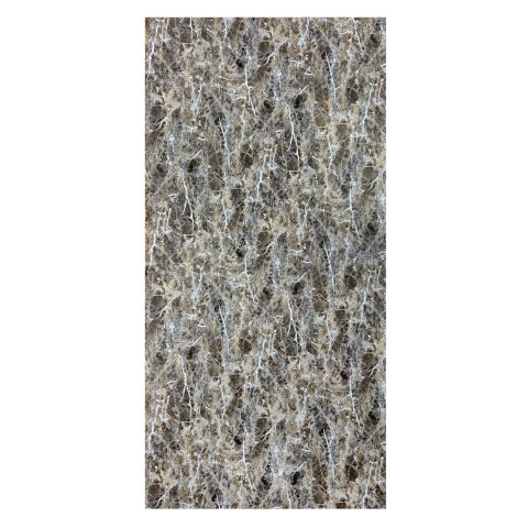 Placa PVC Símil Mármol 2,44x1,22m 3mm Resistente Agua Calor Diseño Mármol Gris