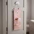 Organizador Colgante Osito Con 3 Bolsillos Para Bebé 60x20cm Rosa 1