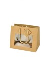 Bolsa con ventana 24x14x19 cm MADERA