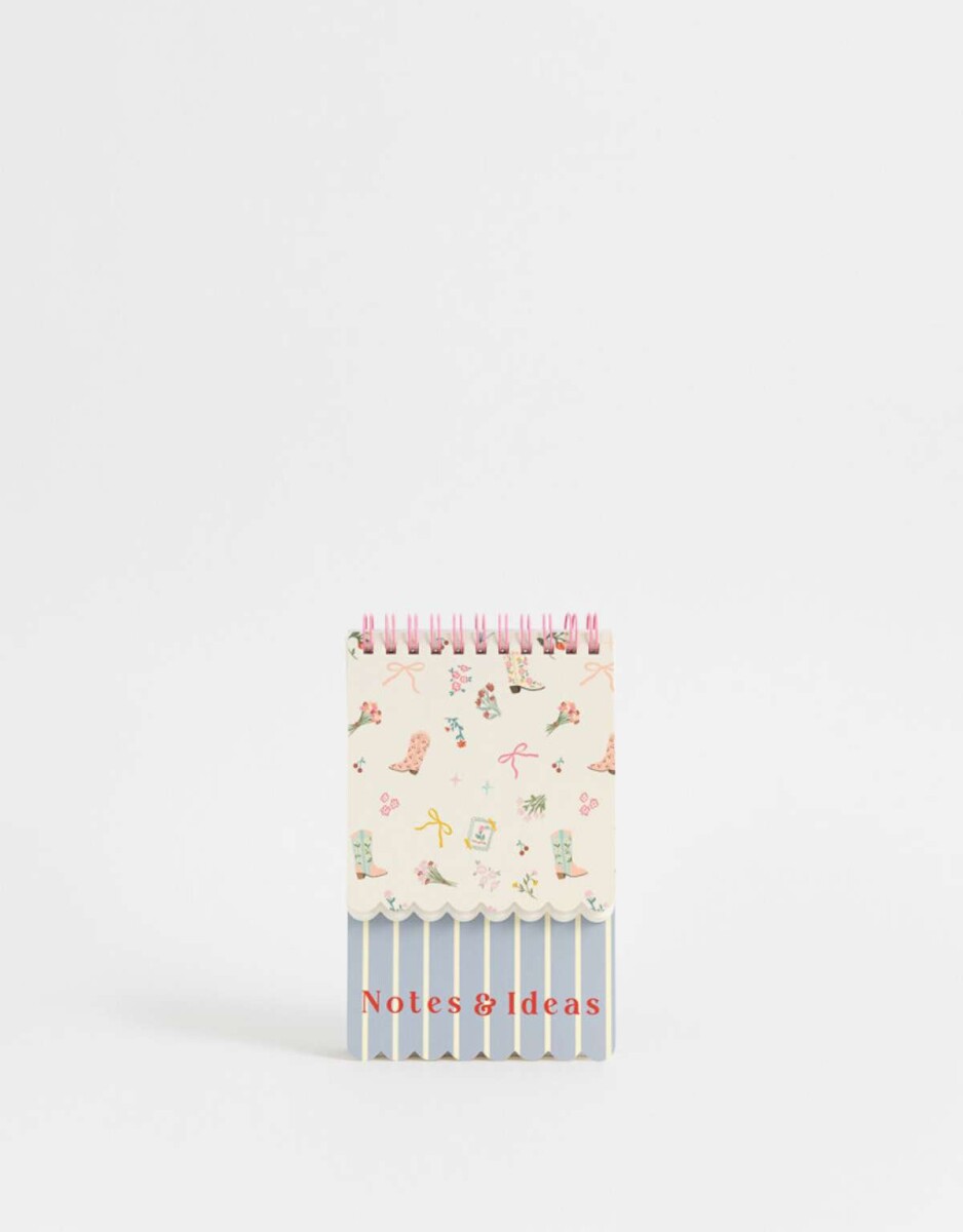 Memo Espiralado Estampado - Combinacion Multicolor 