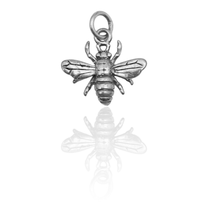 Dije Colgante Abeja-Plata 925-Sin Piedra-CP3456 sinpiedra