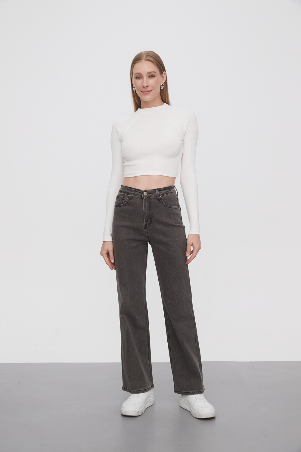 Pantalon Bay Gris Medio