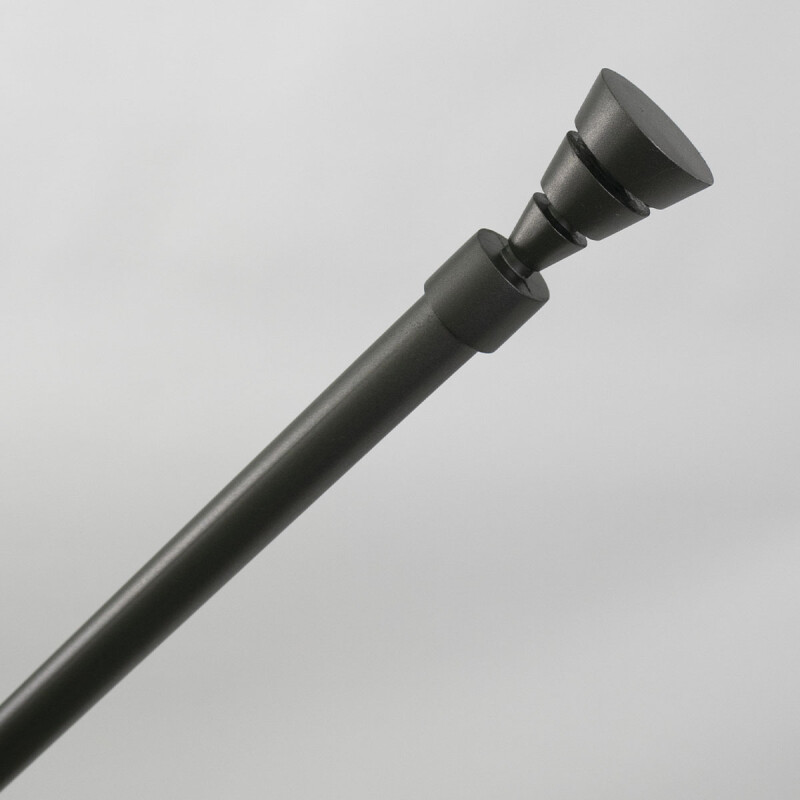 VARA METAL PLATA P/CORTINA 218-304.8CM Unica