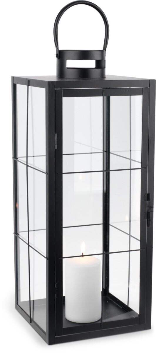 Farol VILLADS A20xL20xA50cm negro - Negro 