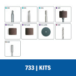 Kit de accesorios de Minitorno Dremel 20 Piezas (Modelo 733) 6 meses / Dremel Unica