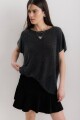 Blusa Athenia Negro Lurex
