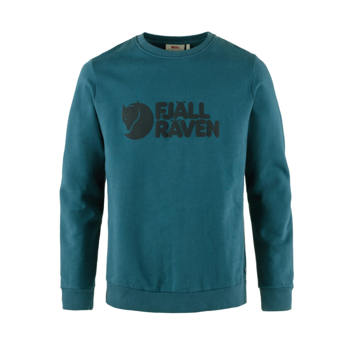 Polerón Fjallraven Logo Sweater Hombre - Deep Sea 