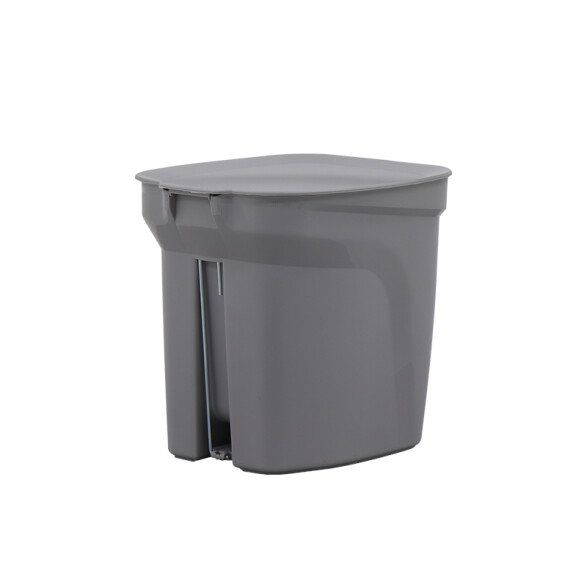 Papelera "COMPACT" 7 Lt. en polipropileno gris -TRAMONTINA TD0434