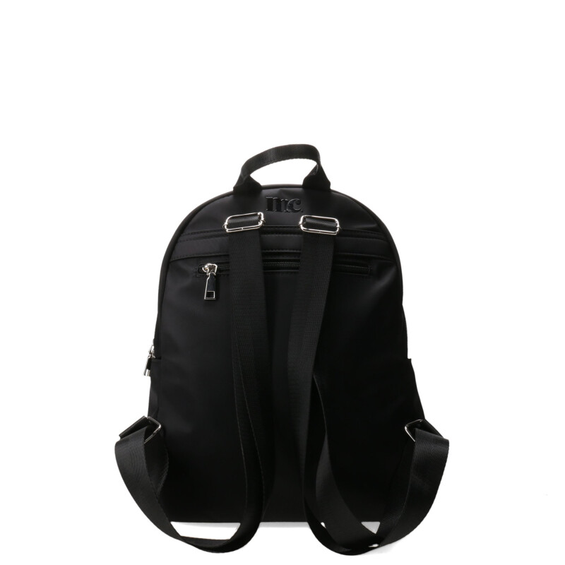 Mochila Miss Carol Tevi Con Cierre Adelante Negro