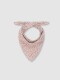 Fular Con Estampado Animal Coral Claro