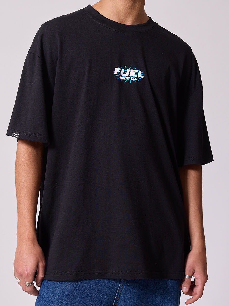 T-SHIRT CICLE DIXIE - Negro 