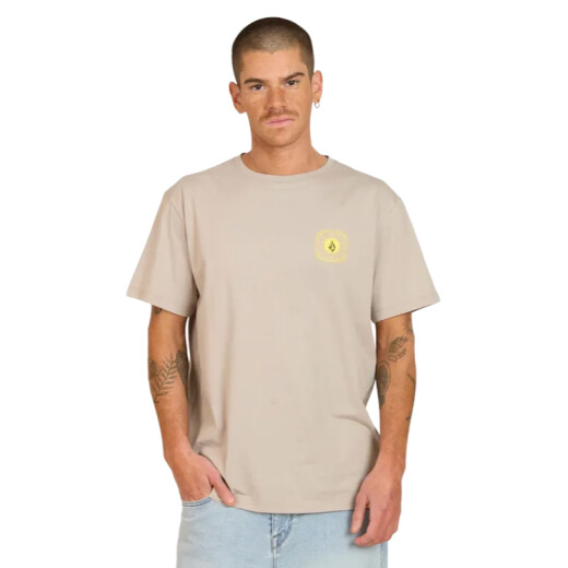 Remera Volcom Frequency - Beige Remera Volcom Frequency - Beige