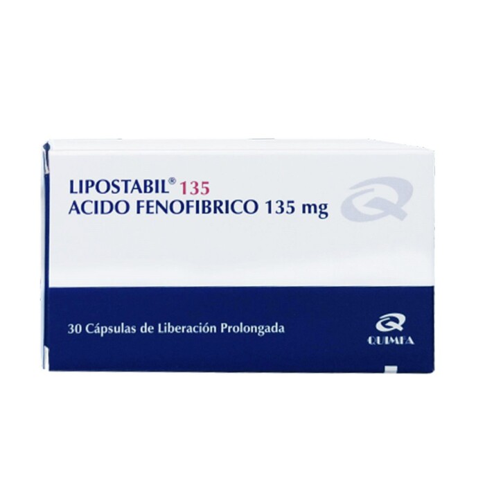 LIPOSTABIL 135 MG. CJ X 30 CÁPS. única
