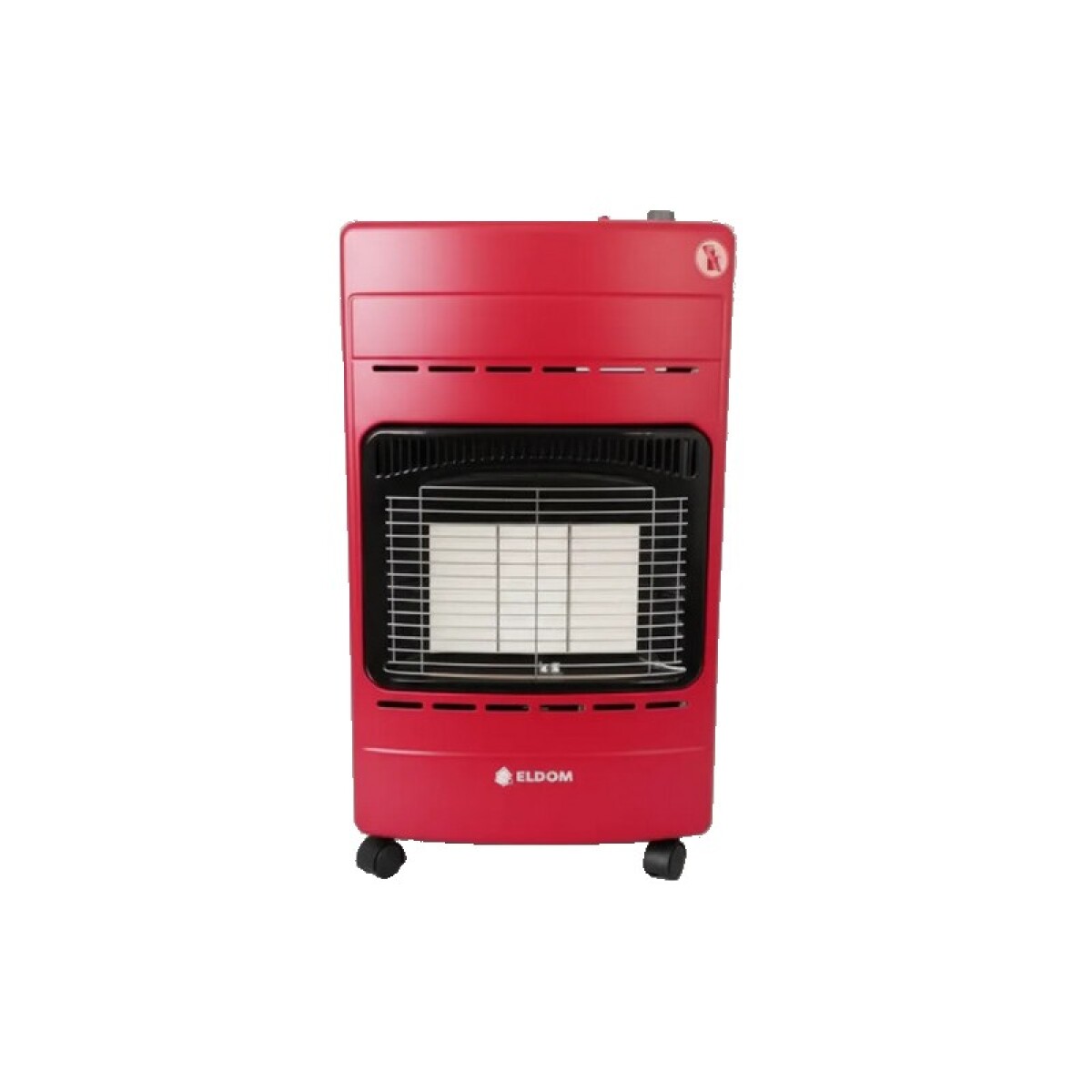 ESTUFA A GAS ELDOM PLEGABLE ROJA 