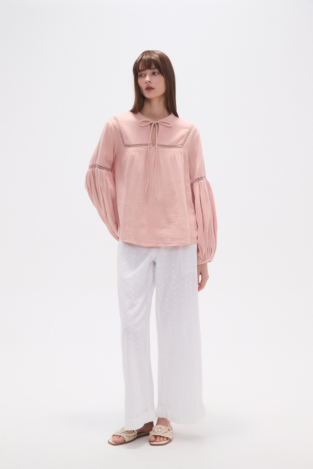 Blusa Stacius Rosa Viejo