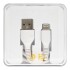 Cable De Datos Usb Tipo Lightning iPhone 1 Metro Goldtech Ax Variante Color Blanco