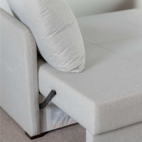 Sofá Cama Casal Beige/Gris