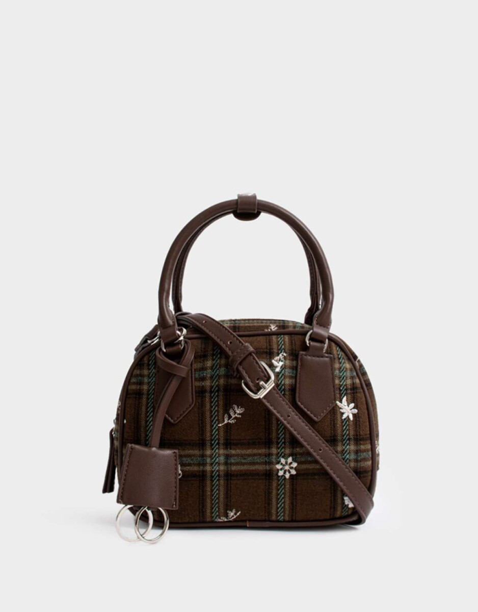 Carteras Bowling Medianas - Estampado Escoces 