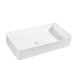 Bacha Rectangular Slim De Apoyo En Porcelana Blanca 61X33.5