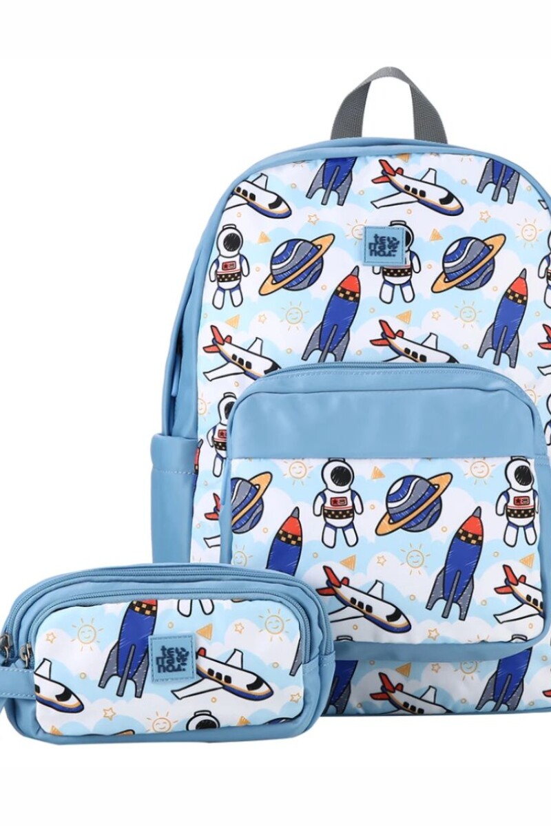 Kit Mochila + Cartuchera kids - Dino Kit Mochila + Cartuchera kids - Astronauta