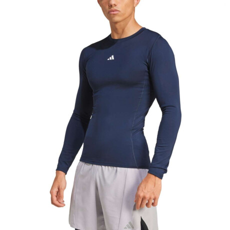 Abrigo TECHFIT Compression Training Long Sleeve de Hombre Azul