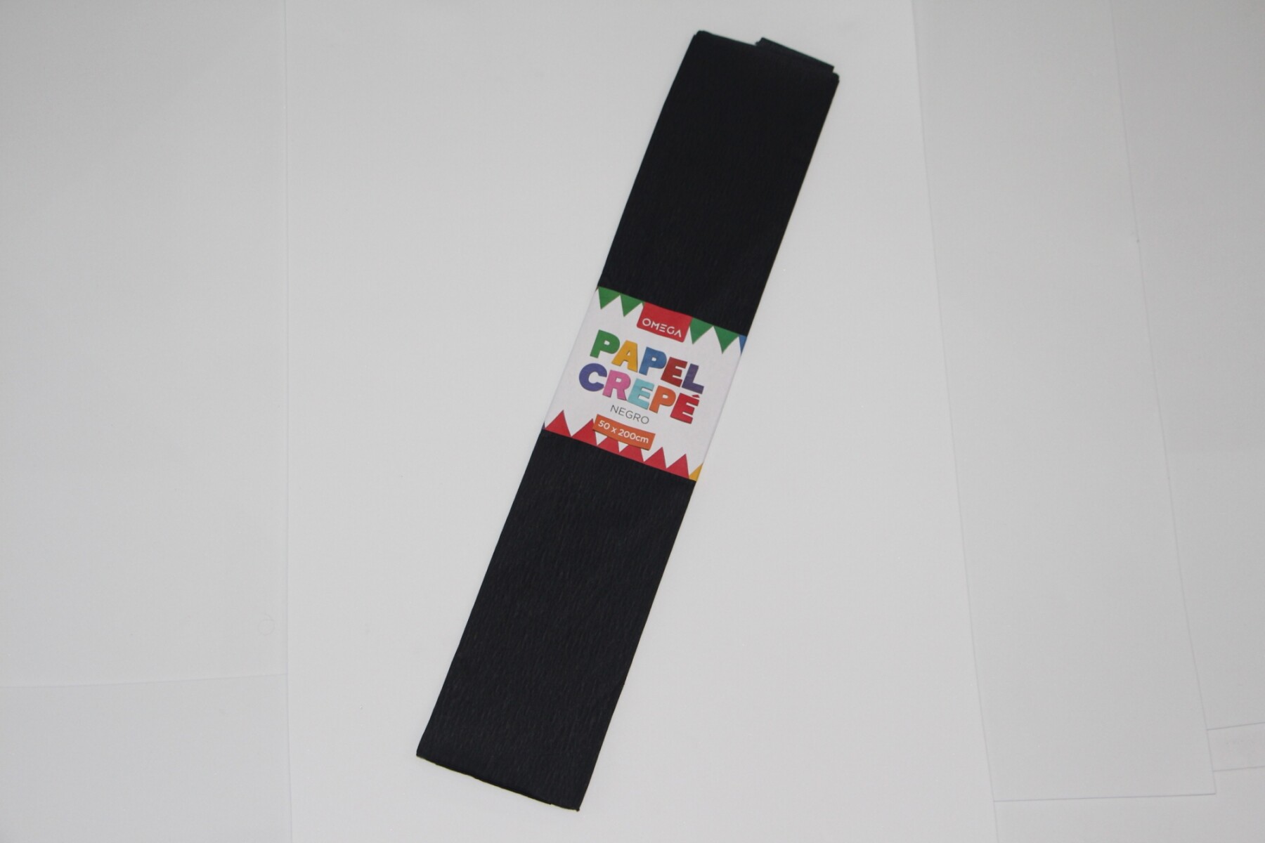 PAPEL CREPE 2MTS.X0.50 - COLOR NEGRO 