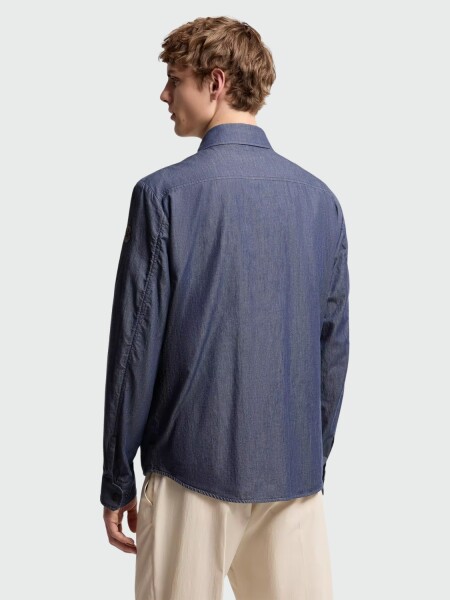 MONCLER - Camisa Jean Alta Automática
