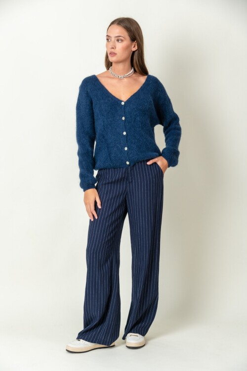 Sweater Mohair Azul