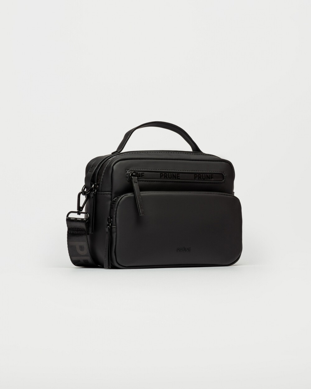 Bandolera Rubber En Efecto Rubber Matte Negro