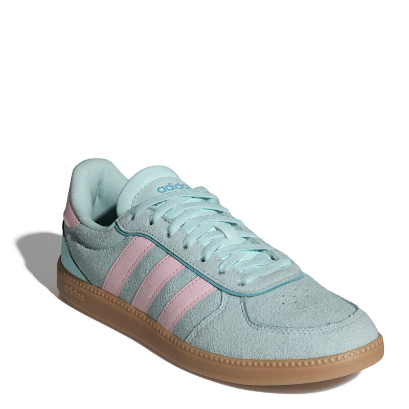 Championes de Mujer Adidas Breaknet Sleek Verde - Rosado