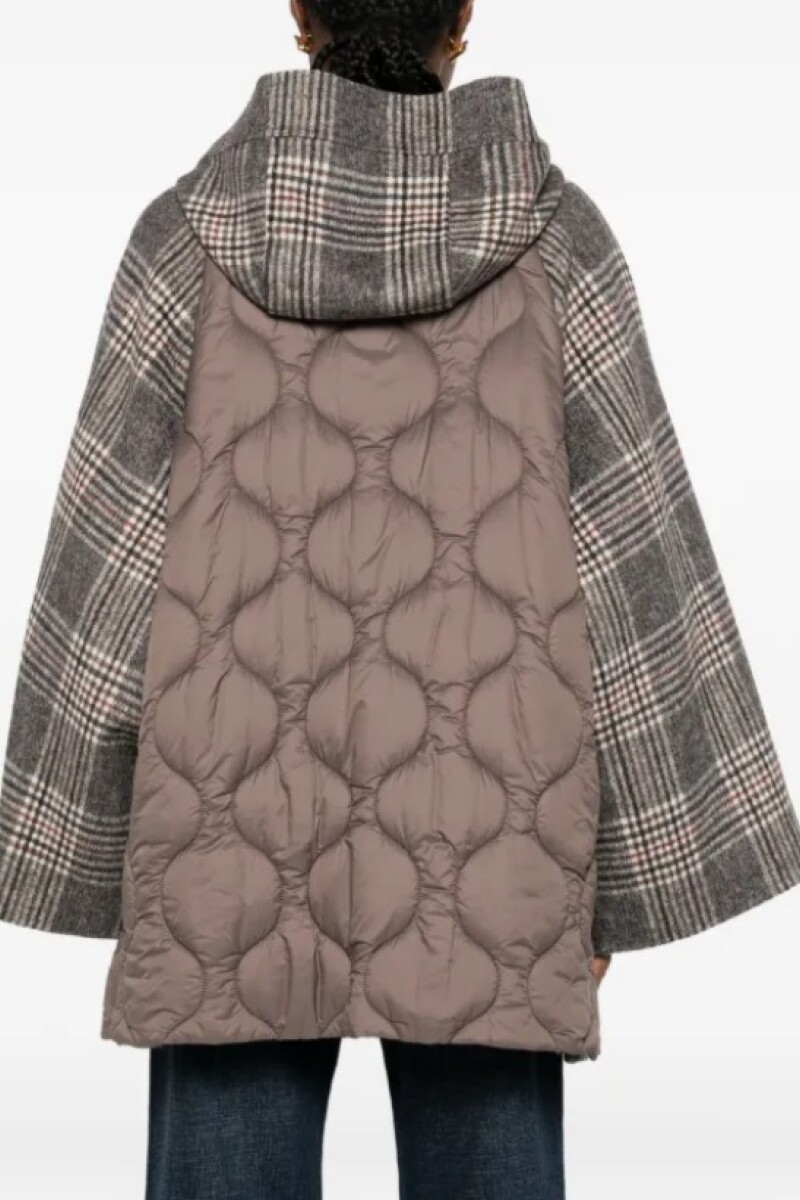 CHAQUETA CUADROS Marron